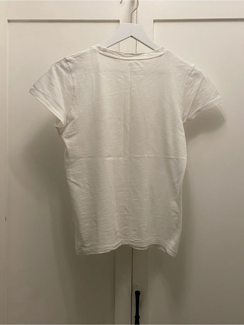 Michael Kors White Tee with Gold Zebra Logo